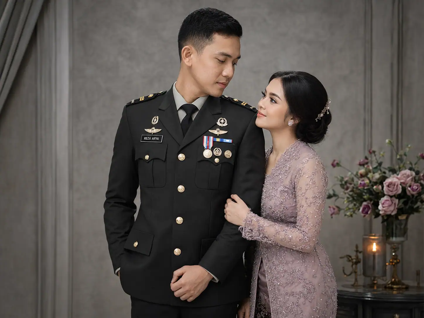 Foto pasangan Alya & Fajar